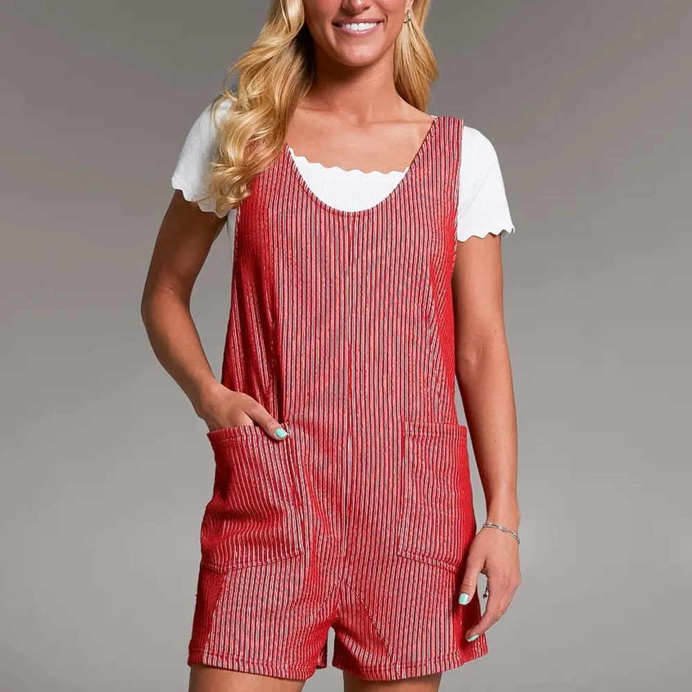 NWOT BKE Striped Romper